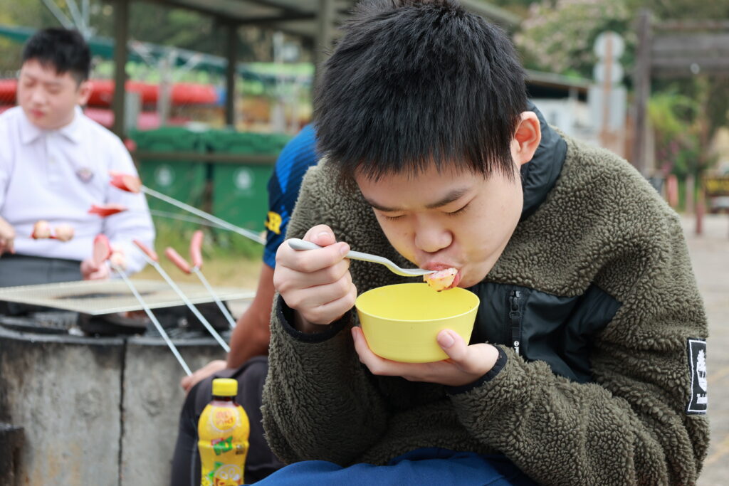 自己燒的食物特別好吃!